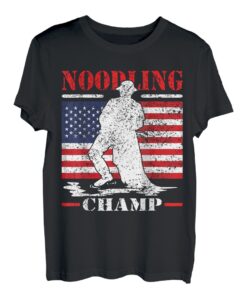Herren Noodling Champ like fishing but needs skill Waller angeln T-Shirt