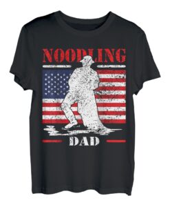Herren Noodling Dad like fishing but needs skill Waller angeln T-Shirt
