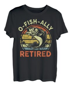 Herren O-Fish-Ally Retirement Reel Cool Dad Grandpa Angeln T-Shirt