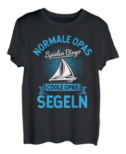Herren Opa Bingo Rentner Enkel | Segelboot Yacht Lustiges Segler T-Shirt