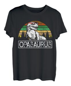 Herren Opa Opasaurus Familie passendes Dinosaurier Geschenk T Shirt T-Shirt