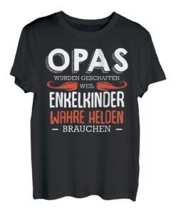 Herren Opas Wurden Geschaffen Enkelkinder Opa Großvater Enkelkind T-Shirt