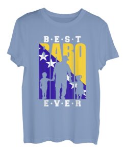 Herren Otac Vatertag Zweifacher Papa Bosnischer Vater Best Babo T-Shirt