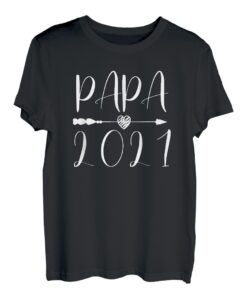 Herren Papa 2021 Loading Shirt Werdender Papa Geschenk Vatertag T-Shirt