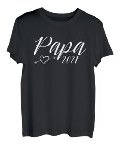 Herren Papa 2021 Vatertag Werdender Vater Kinder Familie T-Shirt