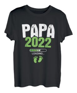 Herren Papa 2022 Loading - Werdender Vater Baby Papa - Herren T-Shirt