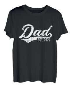 Herren Papa 2022 werdender Vater Schwangerschaft verkünden T-Shirt
