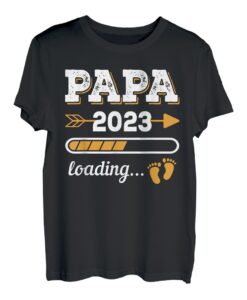 Herren Papa 2023 Loading Zukünftiger Vater 2023 Vintage T-Shirt