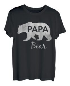 Herren Papa Bär Lustiges Geschenk für Papa Opa Fun T-Shirt