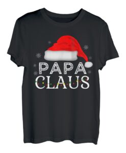 Herren Papa Claus Lustige Weihnachten Pyjamas Vater Geschenk T-Shirt