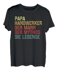 Herren Papa Handwerker Vater Vatertag Lustiger Spruch T-Shirt