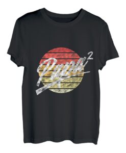 Herren Papa Hoch 2 Baby Verkündung Zweites Kind Zweifacher Vater T-Shirt