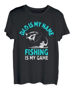 Herren Papa ist mein Name Angeln ist mein Spiel Ich Angeln T-Shirt