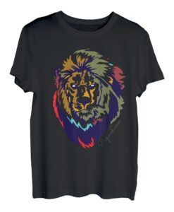 Herren Papa Löwe Lustig Spruch Löwenkopf Vater Mythos T-Shirt