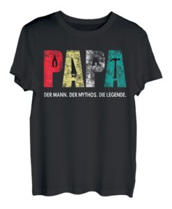 Herren Papa. Mann. Mythos. Die Legende Heimwerker tshirt Geschenk T-Shirt