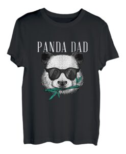 Herren Papa Panda Bär - Coolster Vater Lustig Vatertag Sonnenbrille T-Shirt