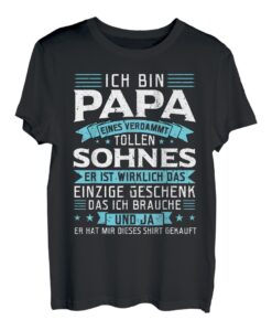 Herren Papa Sohn Vater T-Shirt