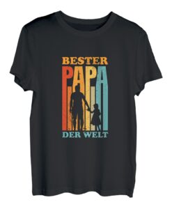 Herren Papa Spruch. Bester Papa der Welt. Vater und Tochter T-Shirt