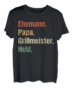 Herren Papa Vater Vatertag Geburtstag Lustiger Fun Spruch Geschenk T-Shirt