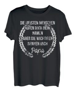 Herren Papa Vatertag Geschenk Süß - Nennen mich Papa T-Shirt