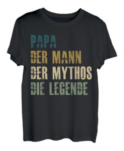 Herren Papa Vatertag Tshirt Mythos Legende Spruch Vatertag Geschenk T-Shirt