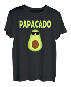 Herren Papacado Lustige Avocado Dad Vatertag Papa Father's Day T-Shirt