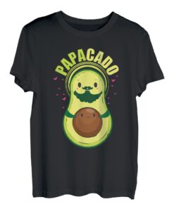 Herren Papacado Schwangerschaft Werdender Vater 2022 Avocado T-Shirt