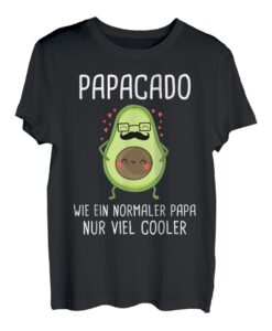 Herren Papacado Wie Eine Normaler Papa Avocado Geschenk T-Shirt