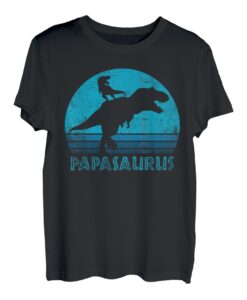 Herren Papasaurus Rex Dinosaurier Bestes Vater T-Shirt