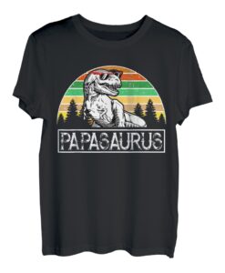 Herren Papasaurus T-Shirt Lustiges Vater Dinosaurier papa Geschenk