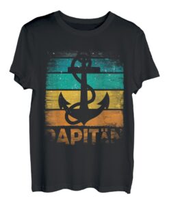 Herren Papitän | Für Kapitän und Vater | Batertag | Vatertag T-Shirt