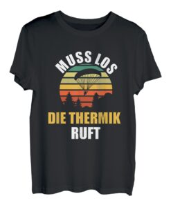 Herren Paragliden Paraglider Gleitschirm Pilot Thermik Paragliding T-Shirt