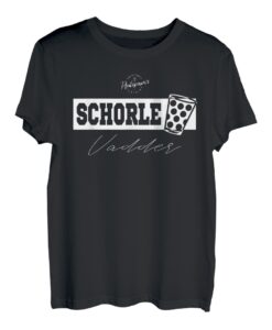 Herren Pfälzer Schorle Vadder Männer Dubbeglas Weinschorle Papa T-Shirt