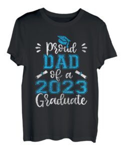 Herren Proud Dad Of 2023 Graduate Shirt Daddy Abschluss T-Shirt