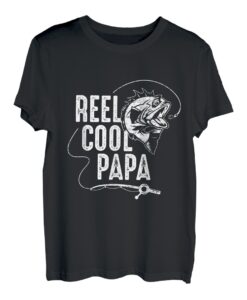 Herren Reel Cool Papa Funny Papa Grandpa Angelfreunde Geschenke T-Shirt