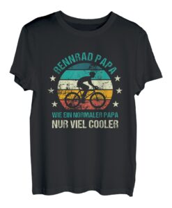 Herren Rennrad Papa Rennradfahrer Vater Fahrrad Radfahrer T-Shirt