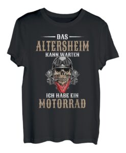 Herren Rentner Motorrad T-Shirt | Motorradfahrer Biker Geschenk T-Shirt