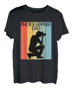 Herren Retro Fotograf Dad Coach Vatertag Fotografie T-Shirt