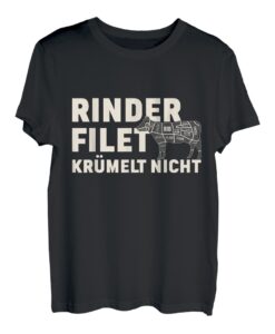 Herren Rinderfilet krümelt nicht Grillmeister BBQ Grillen Vater T-Shirt