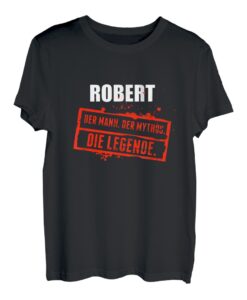 Herren Robert Name Lustiger Spruch Vorname Geschenk T-Shirt