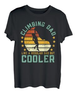 Herren Rock Climbing Dad | Bergsteiger lustig Vatertag T-Shirt