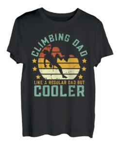 Herren Rock Climbing Dad | Bergsteiger lustig Vatertag T-Shirt