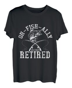 Herren Ruhestandsplan Ofishally Retired Fishing Lovers Dad Men T-Shirt