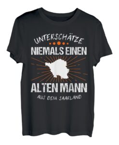 Herren Saarland Saarländer Saarbrücken Heimat Geschenk T-Shirt