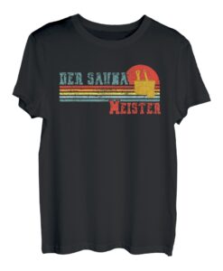 Herren Sauna saunieren schwitzen Saunameister Spruch T-Shirt
