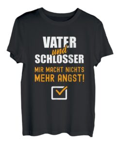 Herren Schlosser TShirt Spruch Lustig Vater Papa Geburt T-Shirt
