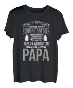 Herren Schornsteinfeger und Papa Kaminfeger Vater Kaminfeger T-Shirt