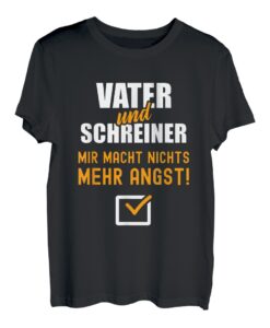 Herren Schreiner TShirt Spruch Lustig Vater Papa Geburt T-Shirt