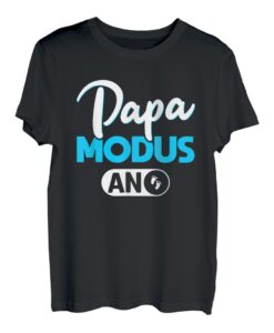 Herren Schwangerschaft verkünden Papa Modus An Werdender Vater T-Shirt