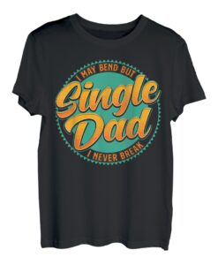 Herren Single Dad Design für den Besten Papa Single Daddy & Vater T-Shirt